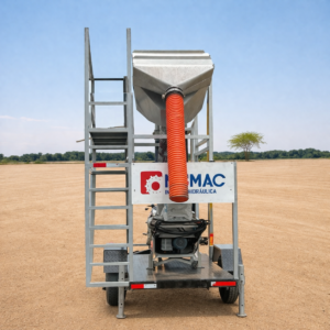REMOLQUE PARA COSECHADORA CON ESCALERA